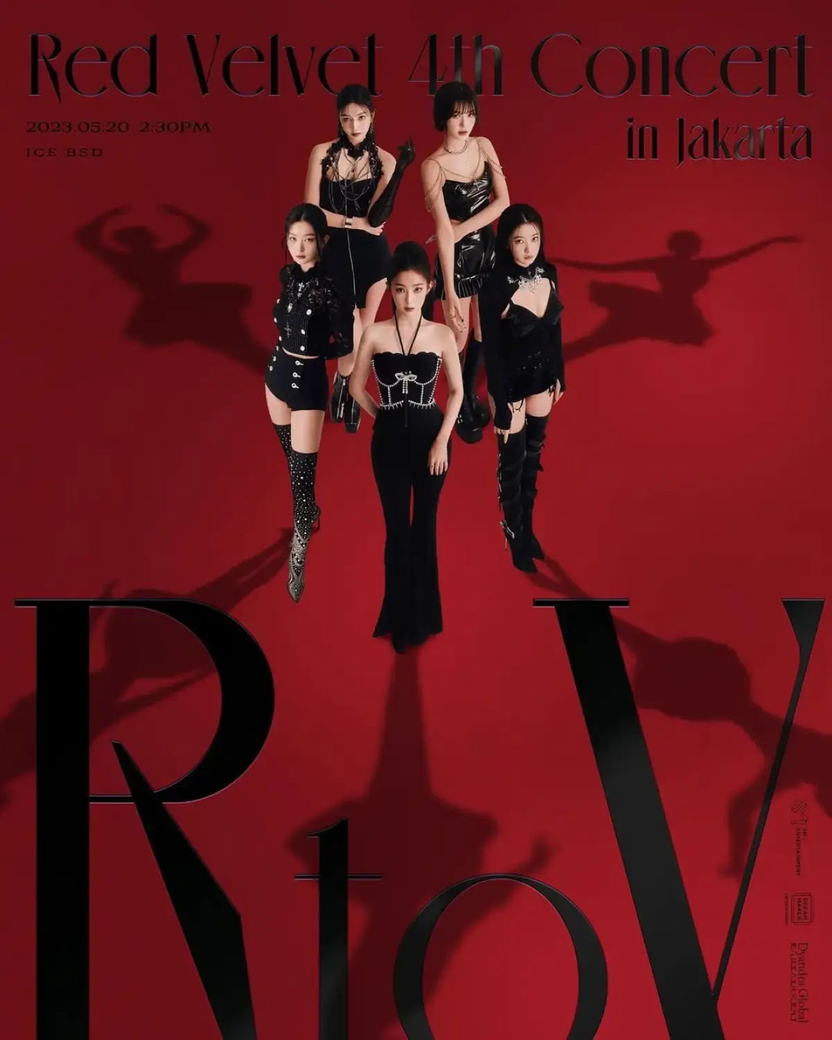 Konser Red Velvet di Jakarta. (Sumber : Instagram/dyandraglobal)