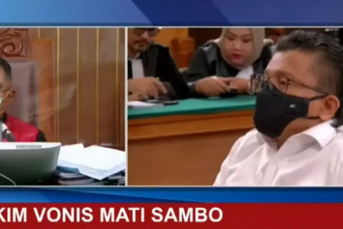 Ferdy Sambo. (Sumber : Screenshot YouTube KompasTV)