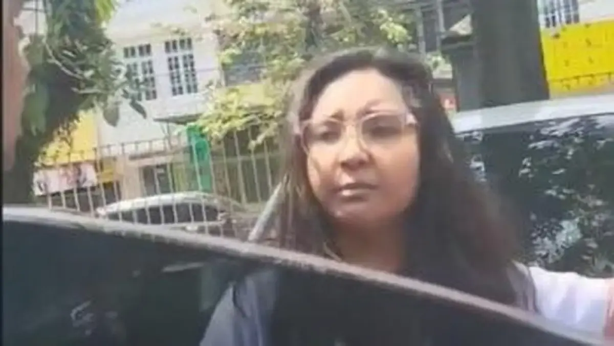 Dokter muda di RS Pirngadi Medan terlibat cekcok dengan pengunjung karena masalah parkir. (Sumber : Instagram @kabarnegri.official)