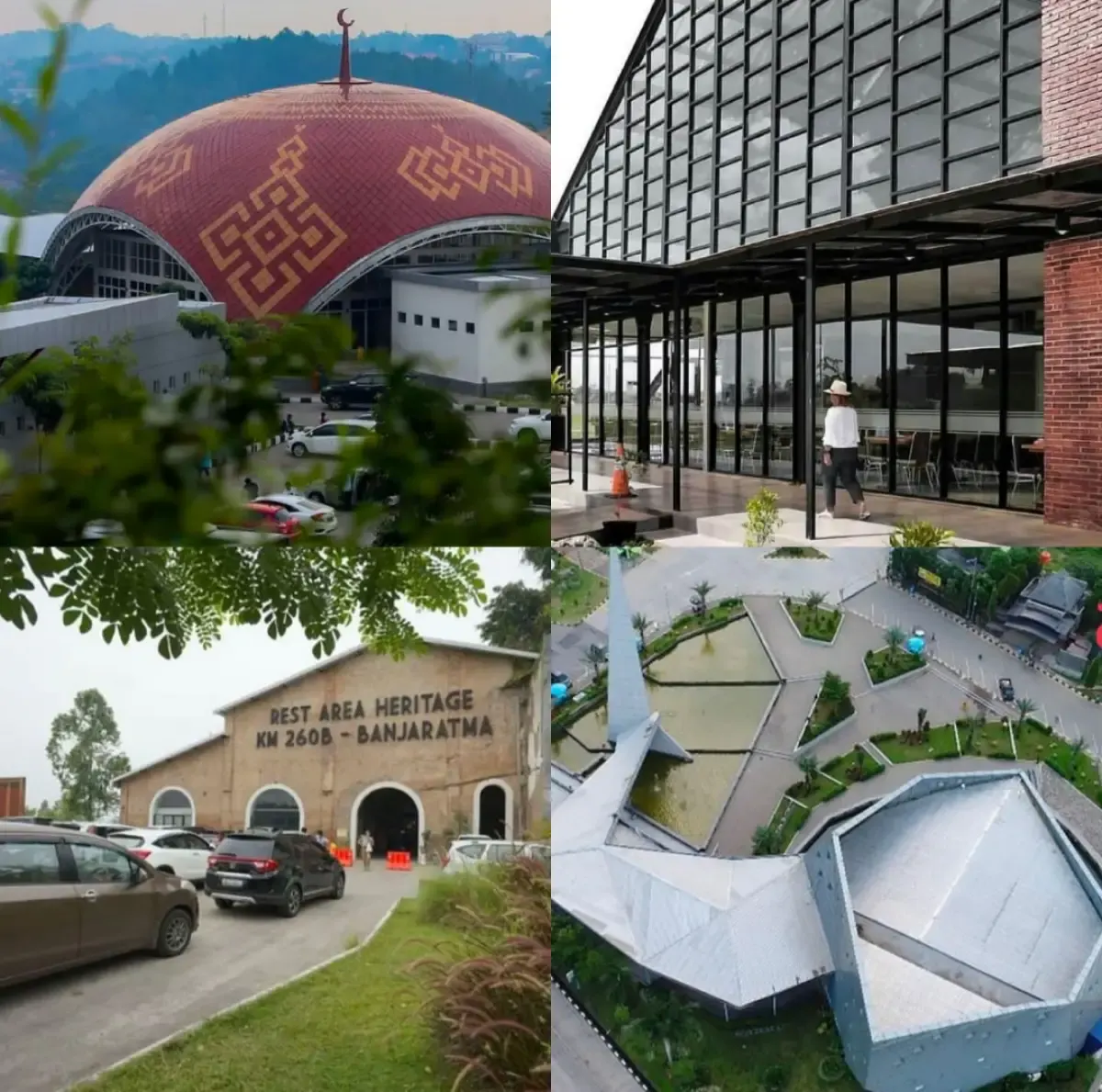 Rest Area mudik lebaran paling mengasyikan (Sumber : Kolase Instagram)
