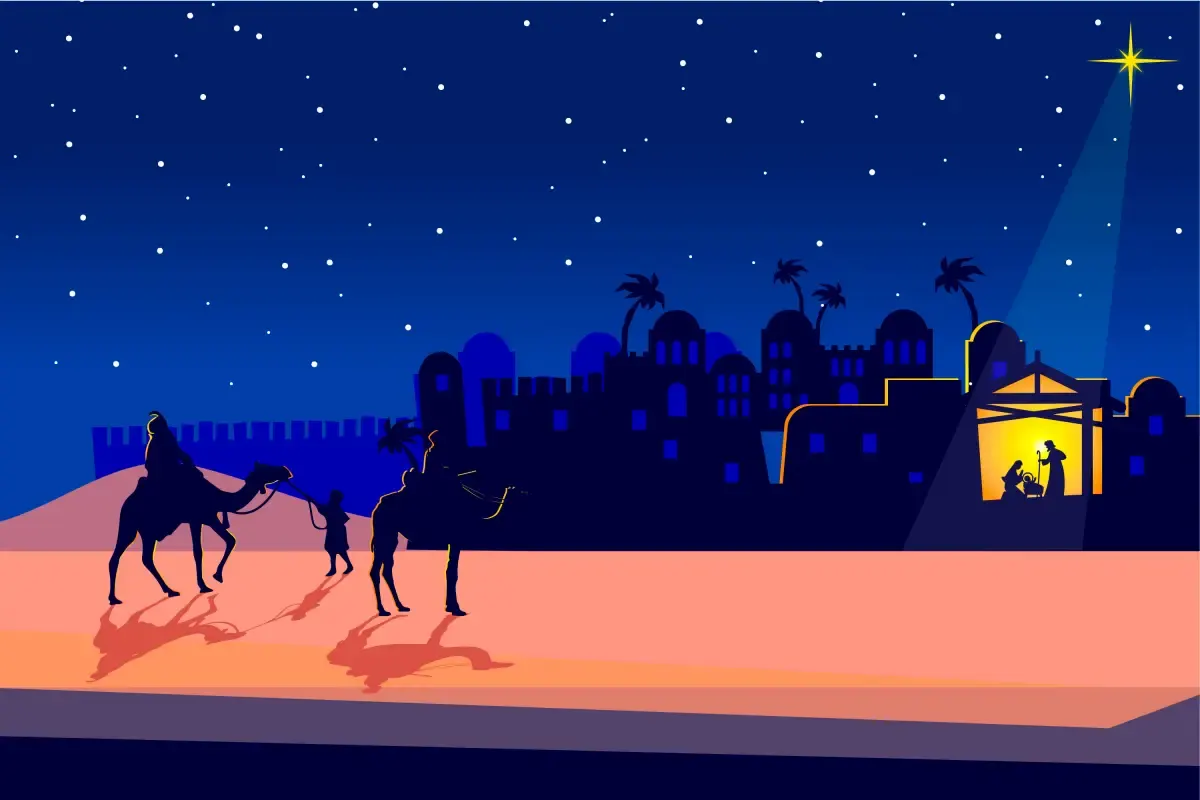 Ilustrasi malam takbiran pada zaman Nabi (Sumber : freepik)