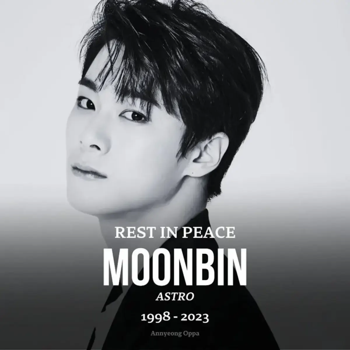 Moonbin ASTRO meninggal (Sumber : Twitter/ericmixue)