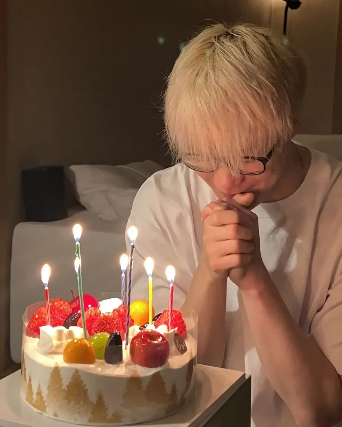 Foto ulang tahun Moonbin ASTRO Januari 2023 lalu. (Sumber : instagram/moon_ko_ng)