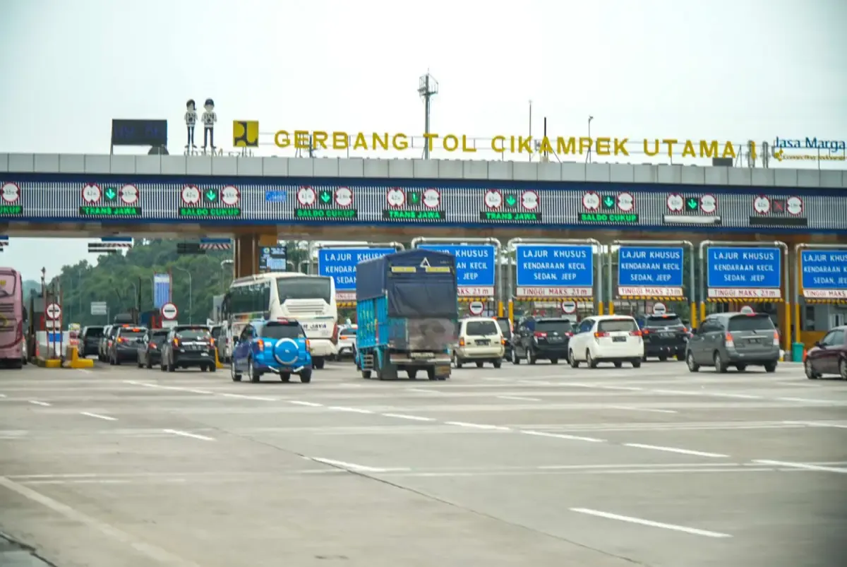 ilustrasi arus balik lebaran di tol setelah cuti bersama Idul Fitri 2023 (Sumber : Dokumentasi Jasamarga)