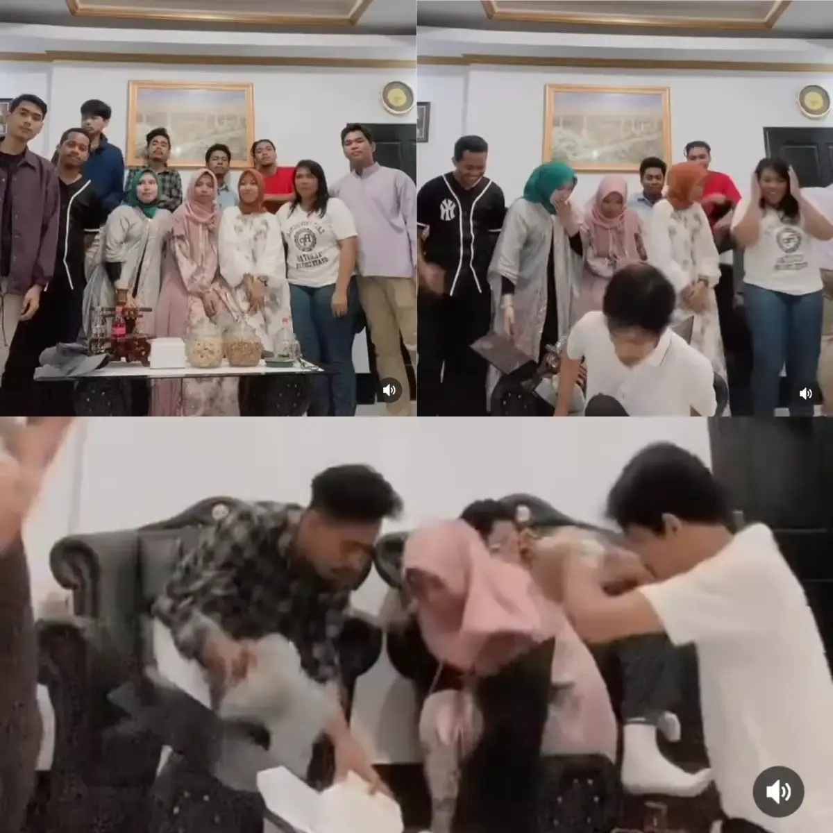 Kejadian kocak di sebuah keluarga pada momen Idul Fitri (Sumber : Instagram)
