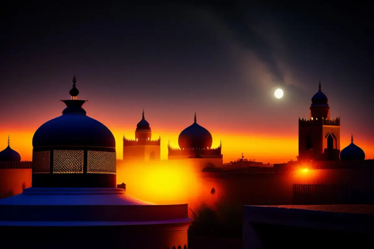 Ilustrasi bulan Syawal (Sumber : freepik)