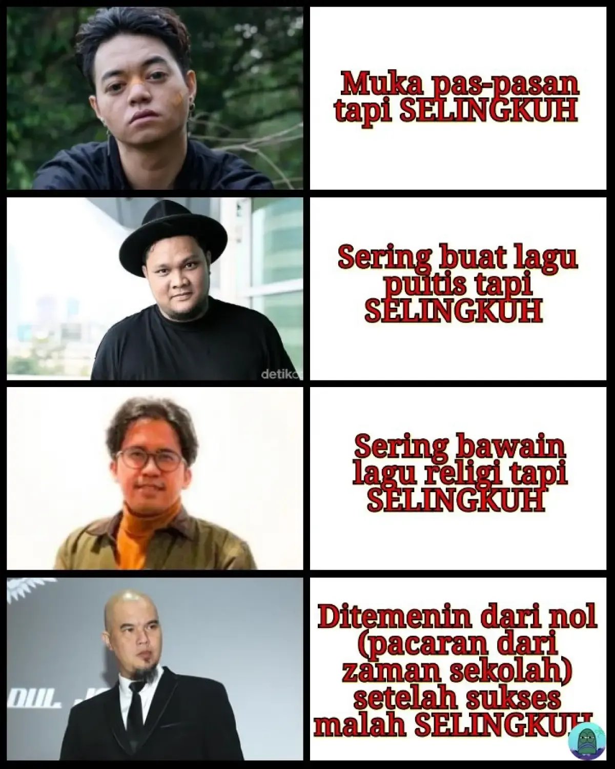Meme pria selingkuh. (Sumber : twitter/tanyakanrl)