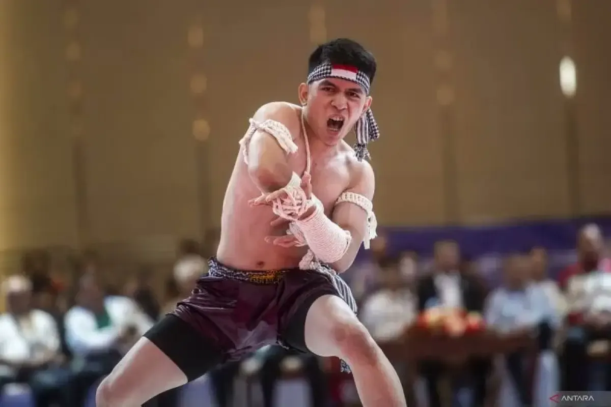 Indonesia meraih medali pertama SEA Games 2023 melalui cabor kun bokator (Sumber : Twitter @antaranews)