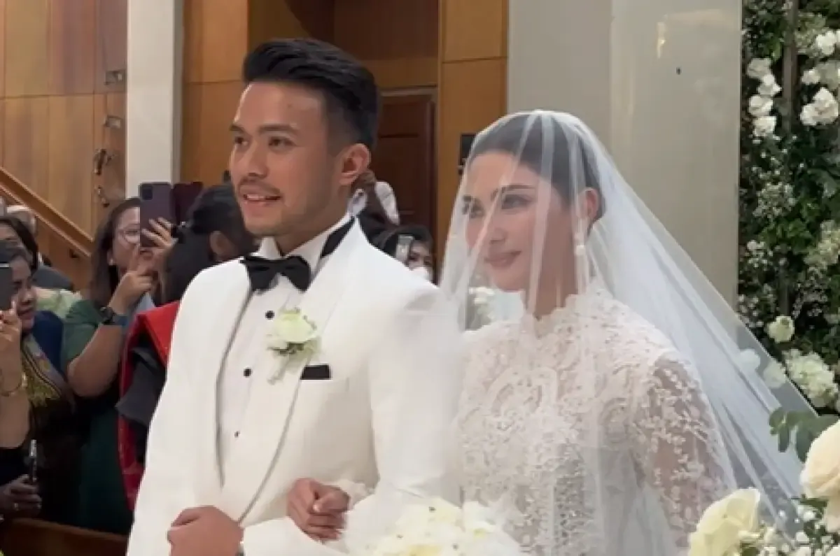 Pernikahan Jessica Mila dan Yakup Hasibuan, Jumat (5/5/2023). (Sumber : Instagram @thebridestory)