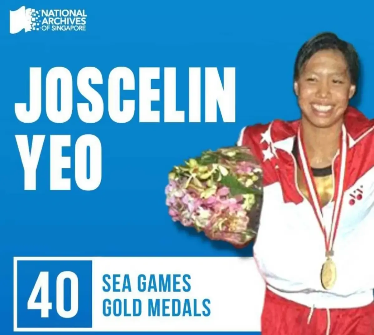 Joscelin Yeo, atlet peraih medali emas terbanyak SEA Games (Sumber : instagram)