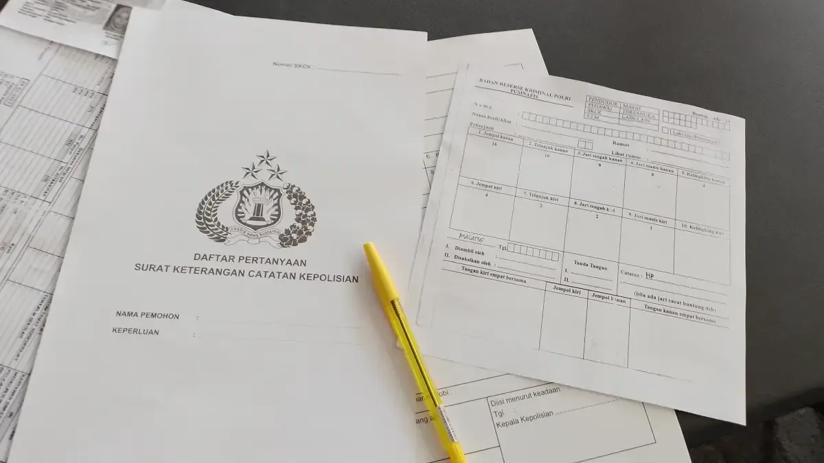 Ilustrasi SKCK untuk pendaftaran CPNS 2023 (Sumber : Twitter)