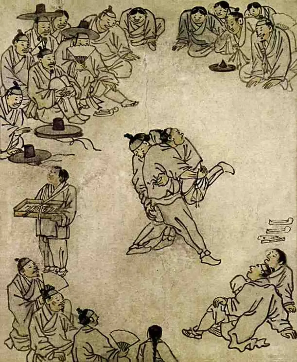 Ilustrasi, gulat merupakan salah satu olahraga tertua di dunia (Sumber : Twitter)