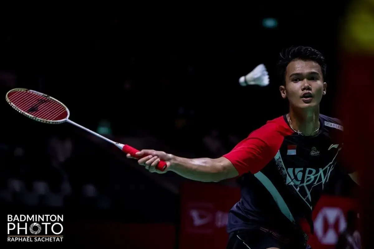 Pebulutangkis tunggal putra, Christian Adinata. (Sumber : Instagram @christianadinata16)