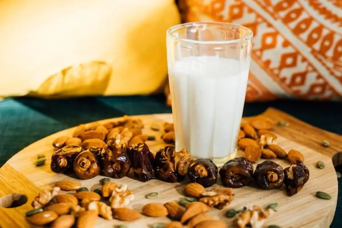 Ilustrasi susu kurma. (Sumber : Pexels)