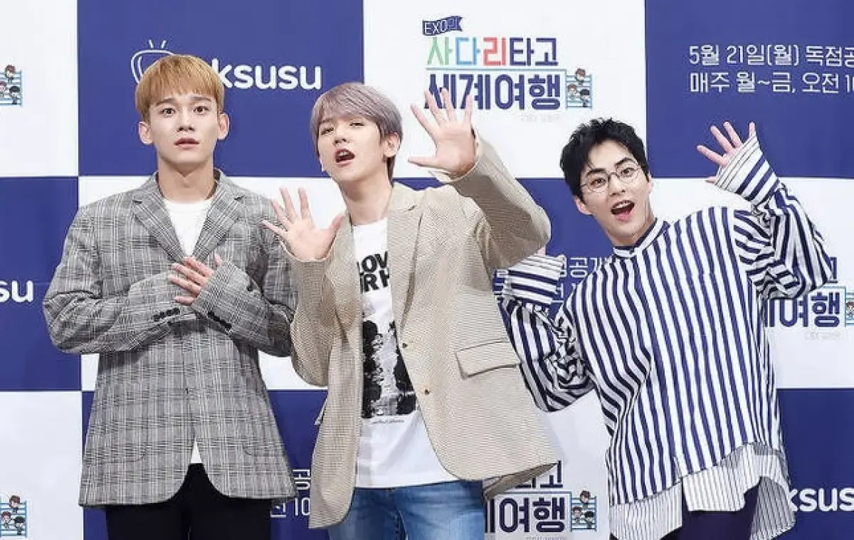 Tiga member EXO, Chen, Baekhyun dan Xiumin putus kontrak dari SM Entertainment, Kamis 1 Juni 2023. Agensi disebut tak transparan soal pembagian pendapatan dan bersikap tak adil. (Sumber : Newsen)