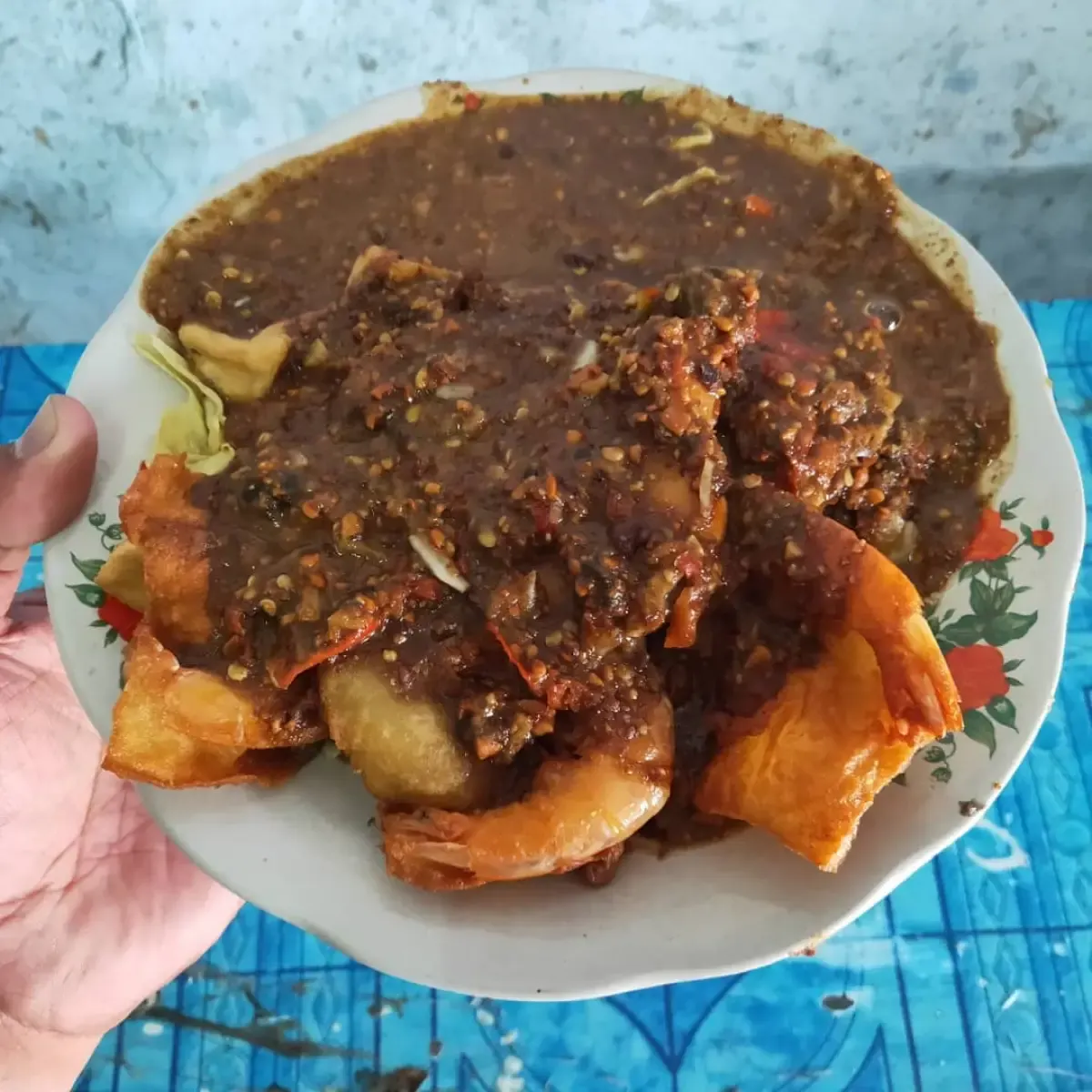 Tahu Gimbal Lumayan Pak Man. (Sumber : instagram/deteksi)