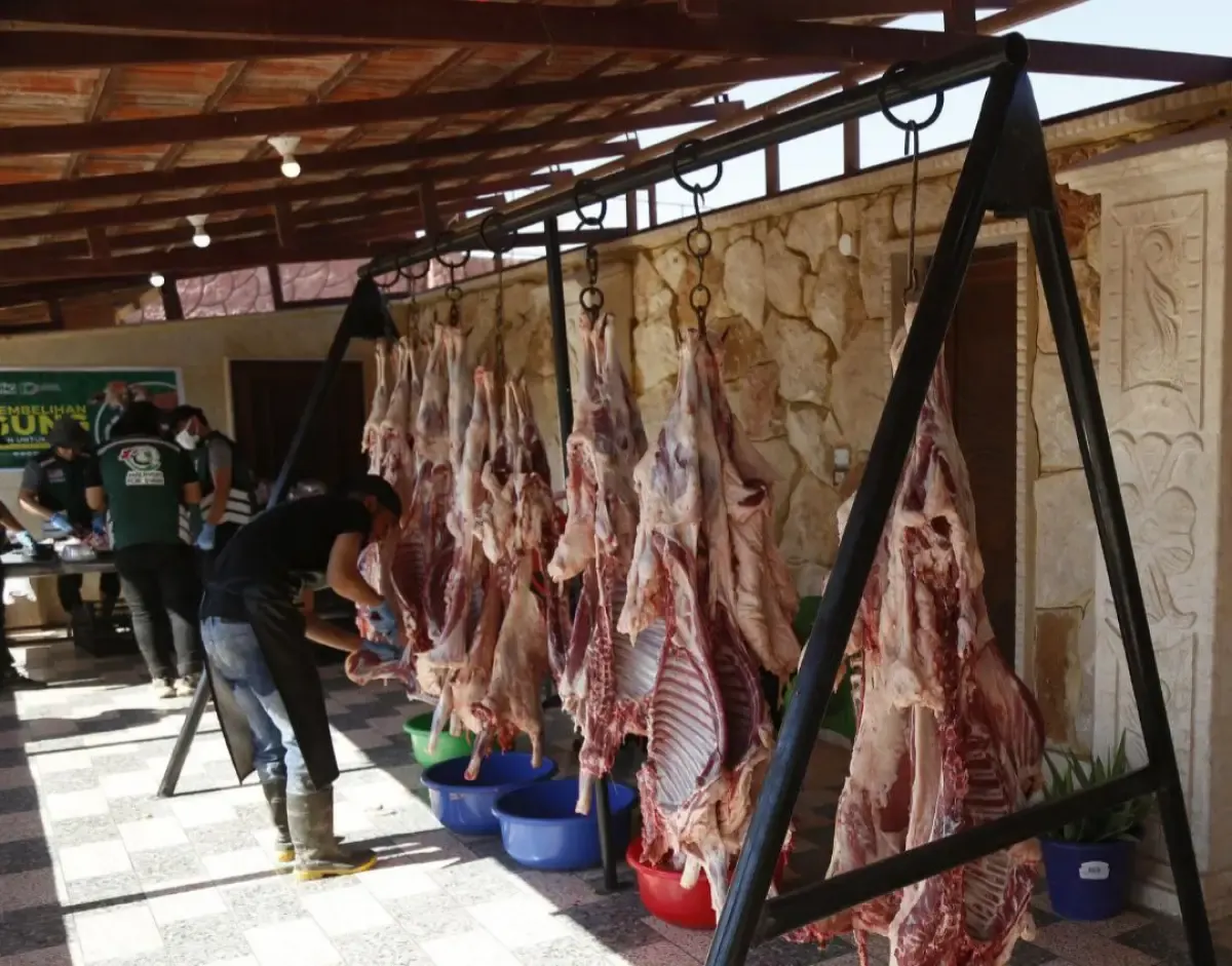 Daging kurban Idul Adha tidak boleh dijual (Sumber : Twitter)