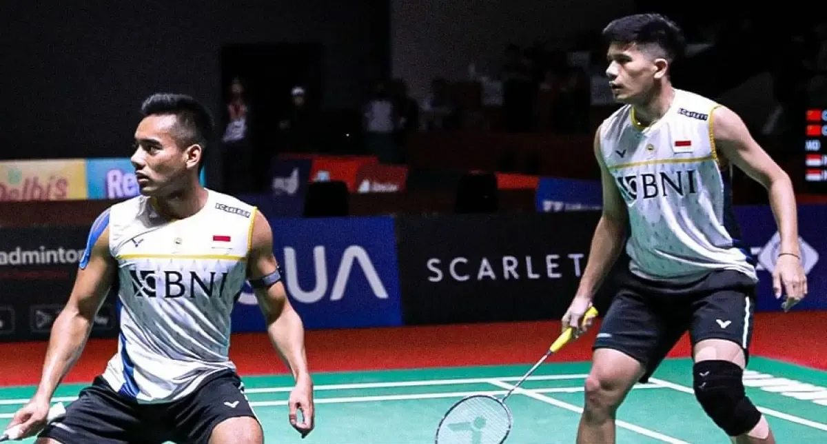 Pasangan ganda putra, Pram/Yere akan berhadapan dengan Aaron/Soh di semifinal Indonesia Open 2023, Sabtu 17 Juni 2023. (Sumber : PBSI)