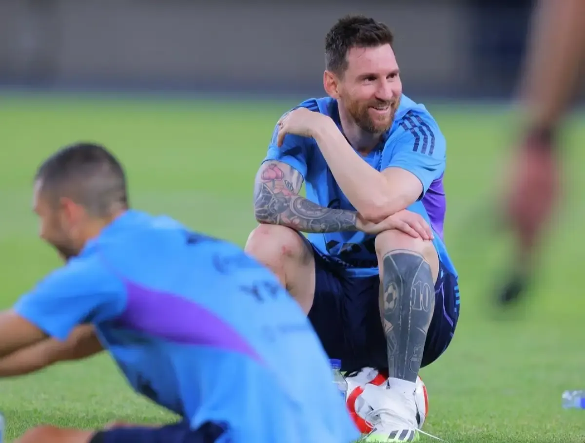 Lionel Messi batal ikut ke Indonesia karena harus beristirahat(Sumber : Instagram @leomessi)