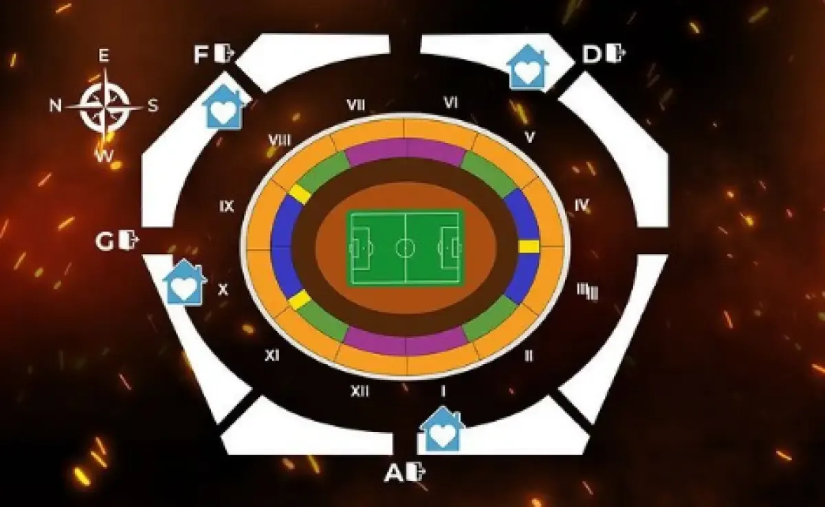 Lokasi posko kesehatan bagi penonton di Stadion GBK saat FIFA Matchday Timnas Indoensia vs Argentina (Sumber : Instagram @PSSI)