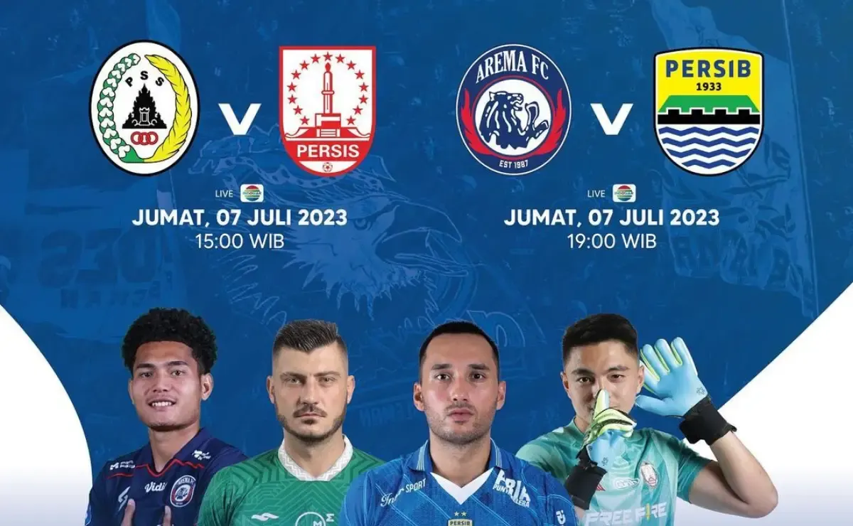 Link live streaming Arema FC vs Persib Bandung, Jumat 7 Juli 2023, Pukul 19.00 WIB. (Sumber : Instagram @liga1match)