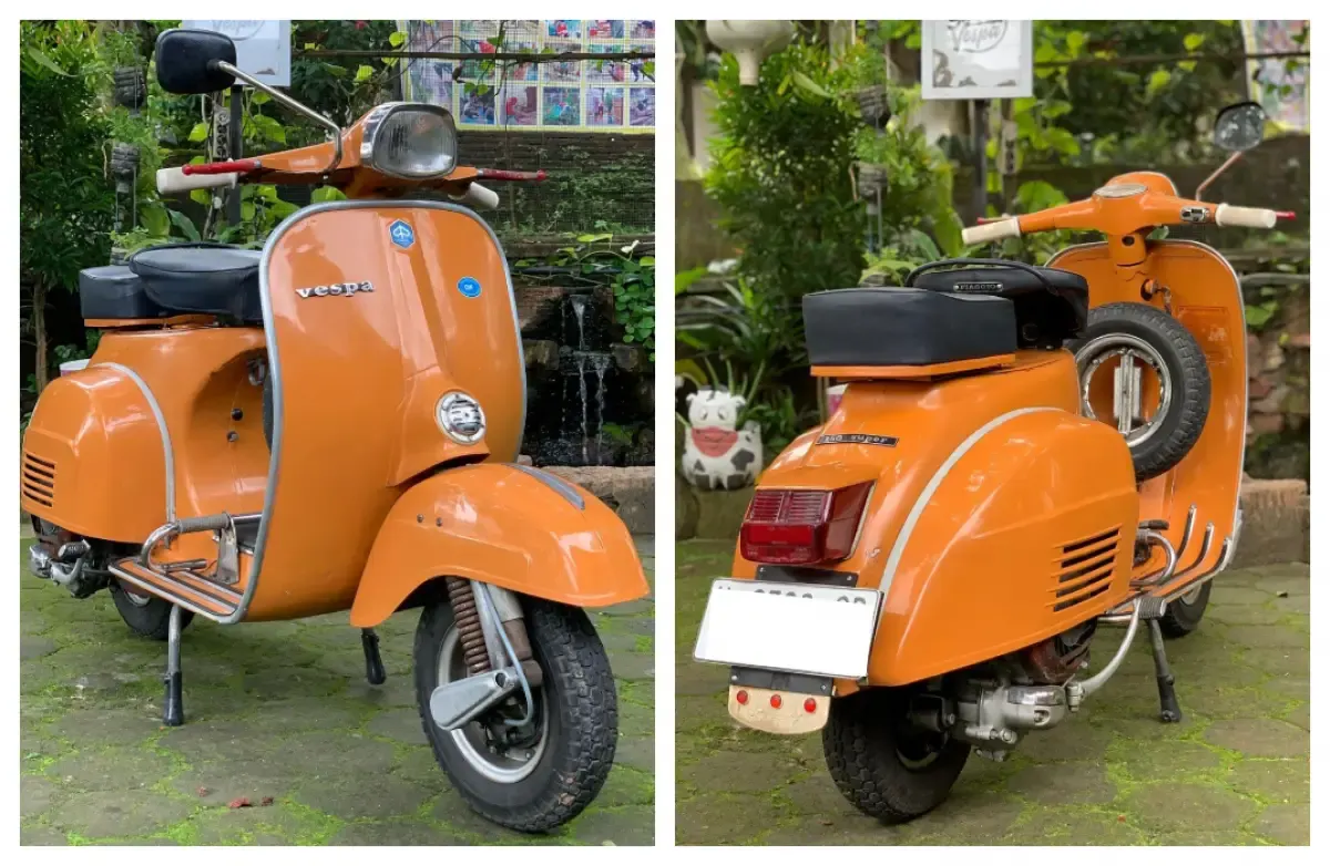 Ilustrasi | Tips Merawat Vespa Klasik, perhatikan sistem pelumasan dan sistem pengapian. (Sumber : Instagram/sultonvespa)