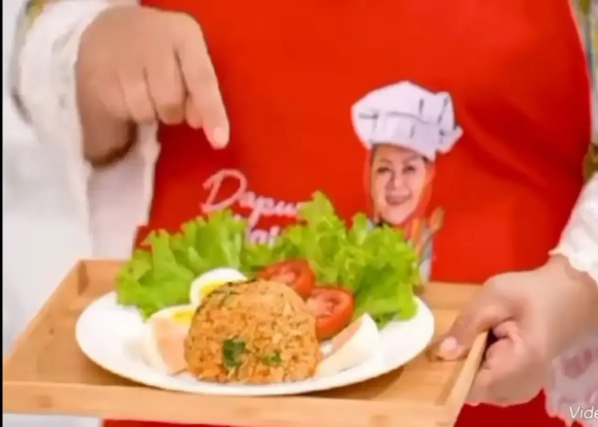 Contoh gambar platting nasi goreng ala Mbak Ita Wali Kota Semarang