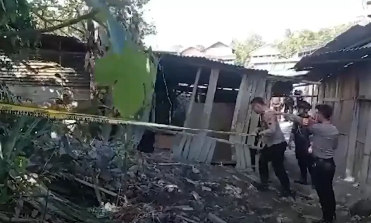 Lokasi tambang emas ilegal tempat 8 penambang terjebak, Rabu 26 Juli 2023. (Sumber : YouTube Radar Banyumas News)