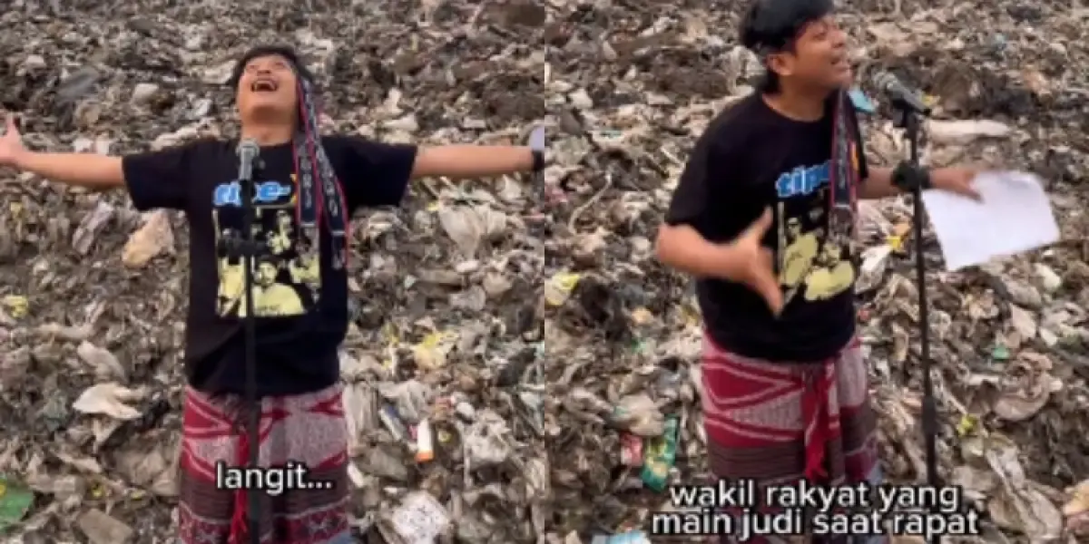 Egi Haw, komika yang sindir Cinta Mega lewat puisi Candy Crush (Sumber : Twitter/@egiargians)