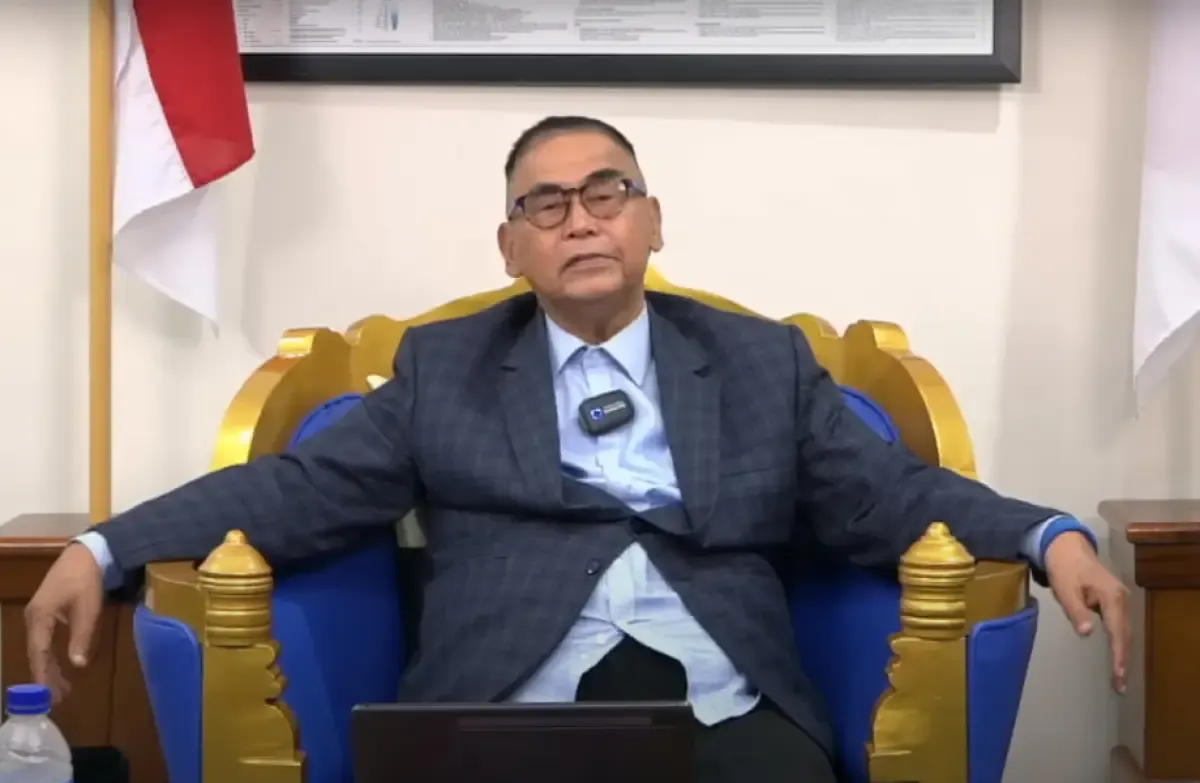 Dittipidum Bareskrim Polri menetapkan Panji Gumilang sebagai tersangka dalam kasus dugaan penistaan agama. (Sumber : Youtube/Al-Zaytun Official)