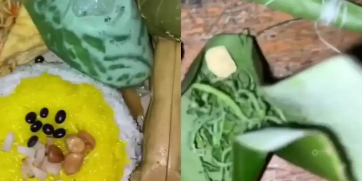 Curhat wanita dapat nasi kotak isinya malah bikin merinding (Sumber : Instagram/viralkak)