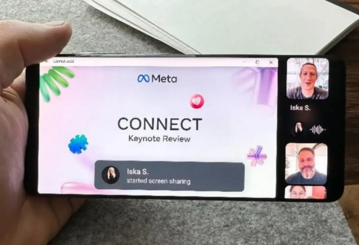 Fitur baru WhatsApp, bisa share screen pakai aplikasi WhatsApp di HPmaupun di laptop (Sumber : Meta Channel/ Mark Zuckerberg)