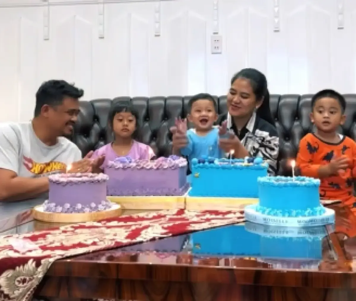 Kahiyang Ayu rayakan ulang tahun sederhana untuk anaknya (Sumber : Instagram/@bobbynst/@ayanggkahiyang)