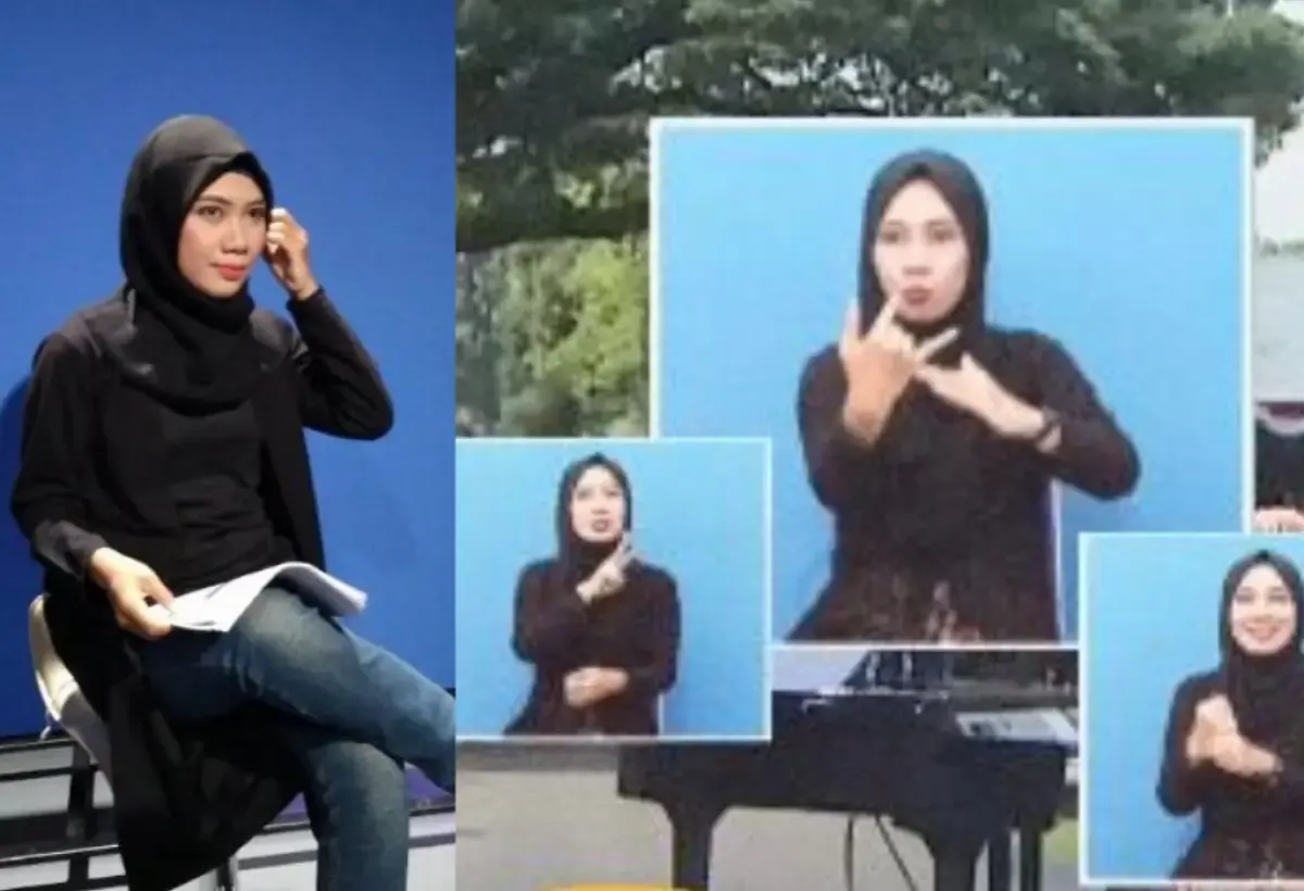 Profil dan Instagram Winda Utami Juru Bahasa Isyarat Upacara HUT 78 RI yang Kembali Menyita Perhatian (Sumber : instagram.com/wind.utami dan instagram.com/gnfi)