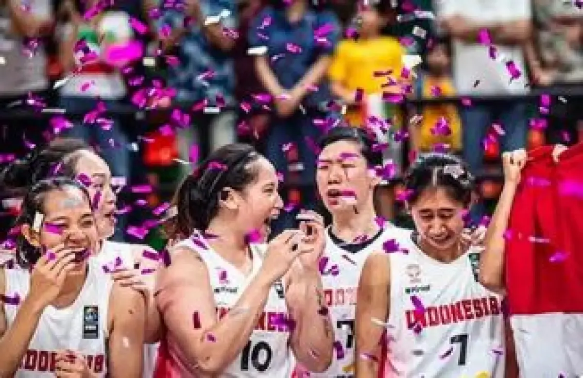 Timnas Basket Putri Indonesia Sukses Juarai FIBA Women's Asia Cup 2023 (Sumber : FIBA)