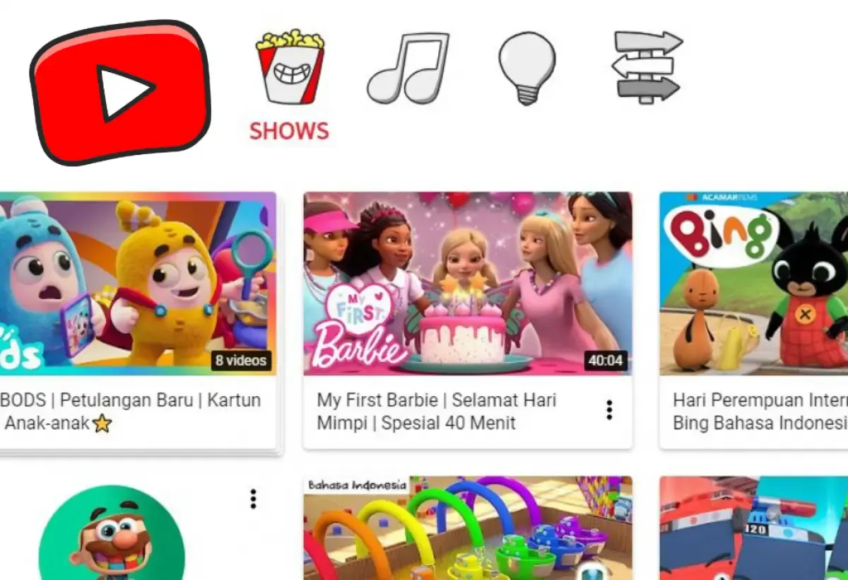 Cara Setting YouTube Kids Supaya Lebih Aman Untuk Anak, Segera Blokir Konten Meresahkan (Sumber : Tangkapan layar YouTube Kids)