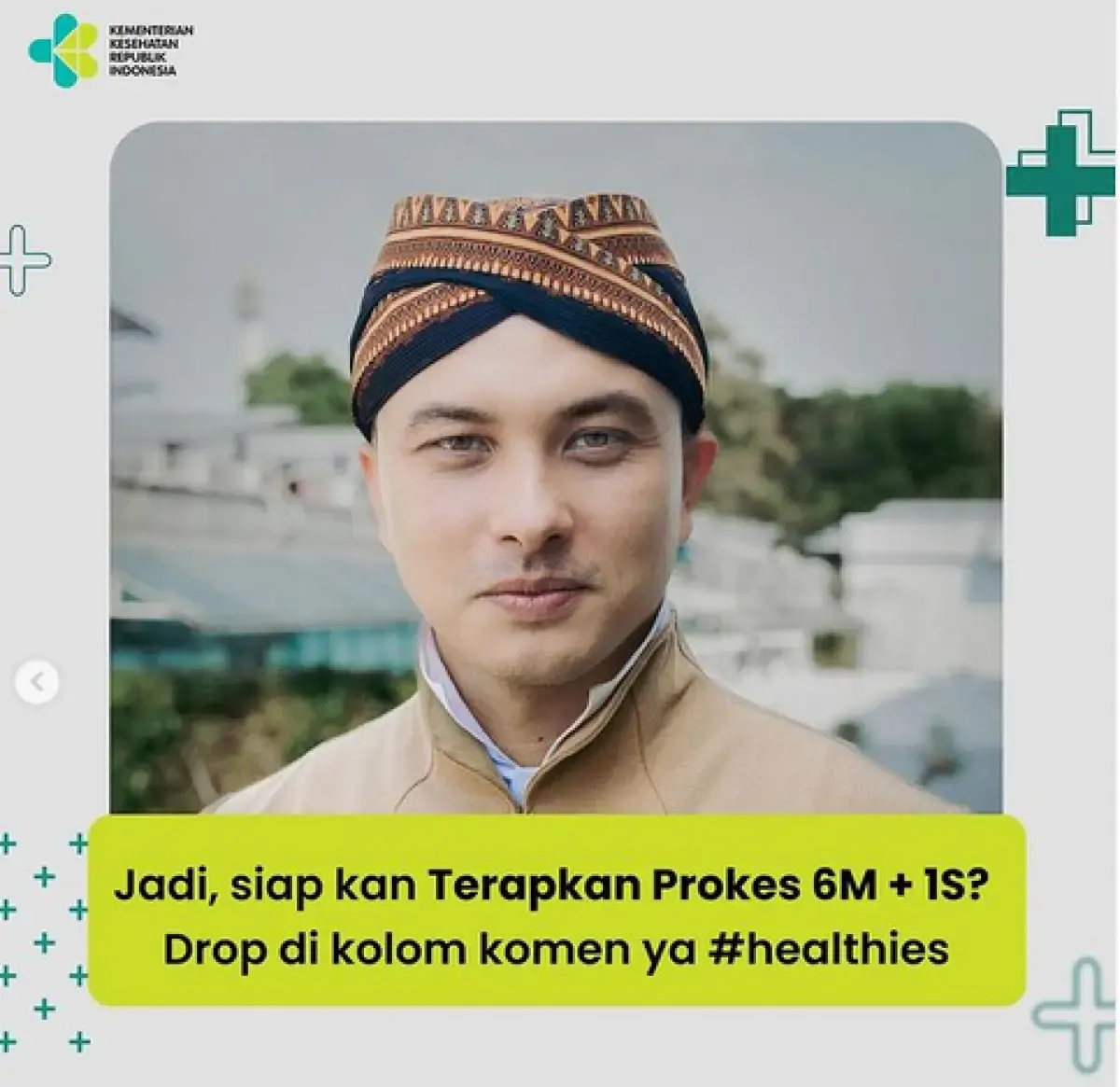 Kemenkes suarakan gerakan 6M 1S guna minimalisir penyakit pernapasan di tengah polusi udara (Sumber : Instagram/@kemenkes_ri)