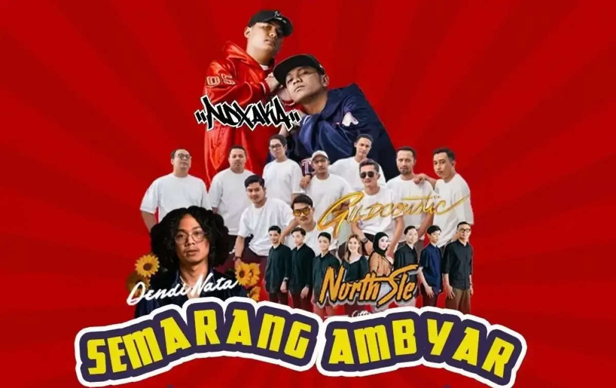 Semarang Ambyar bareng NDX AKA pada Kamis 21 September 2023 di Sam Poo Kong, tiket presale masih bisa dipesan. (Sumber : Hope Production)