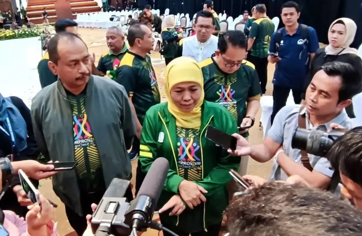 khofifah tanggapi deklarasi Anies Baswedan Cak Imin (Sumber : antara)