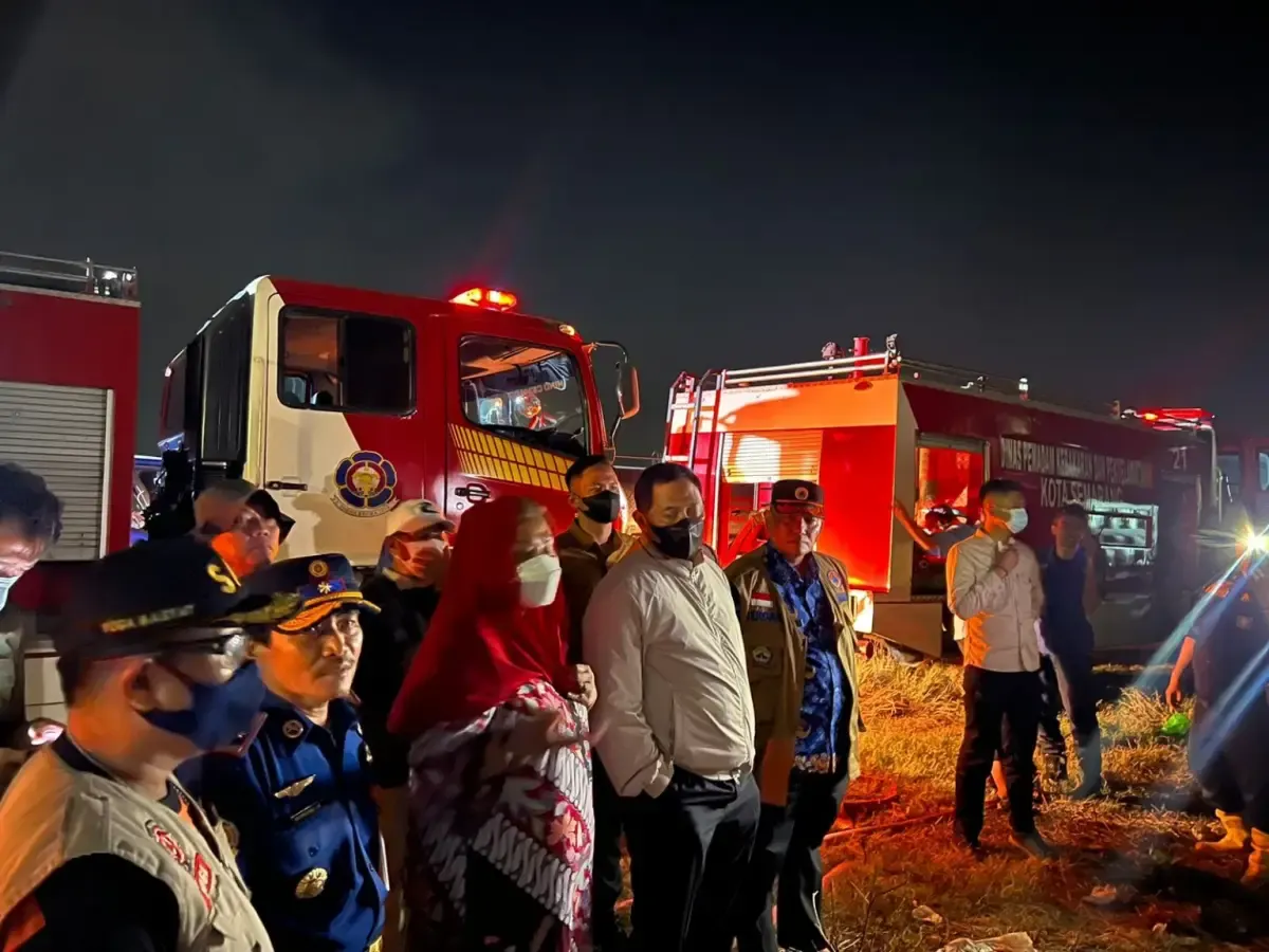 Pj Gubernur Jawa Tengah saat di TPA Jatibarang (Sumber : jatengprov.go.id)