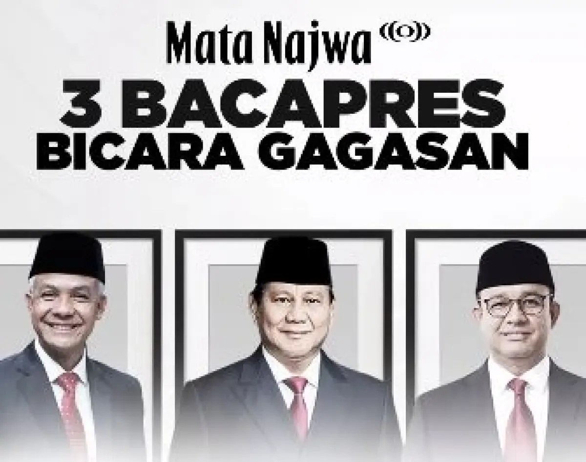 Link Live Streaming "3 Bacapres Bicara Gagasan" di Mata Najwa on Stage Yogyakarta (Sumber : instagram.com/matanajwa)