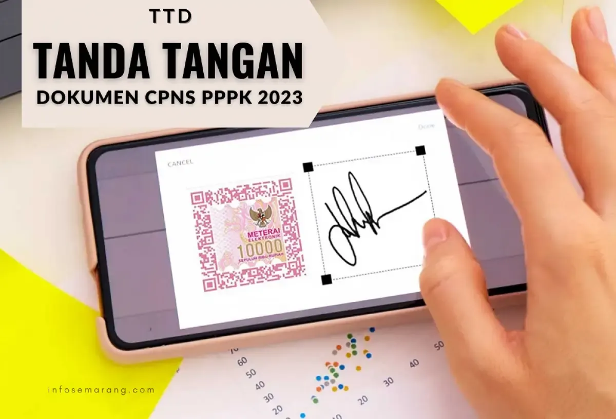 Tanda tangan dokumen CPNS PPPK 2023, pakai TTd basah atau elektronik? (Sumber : InfoSemarang.com)