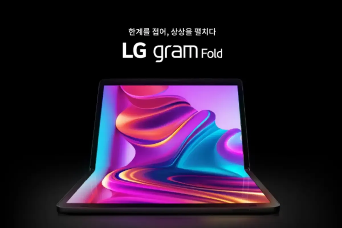 LG Gram Fold, laptop lipat terbaru dengan layar OLED 17 inci. (Sumber : Gizmochina)