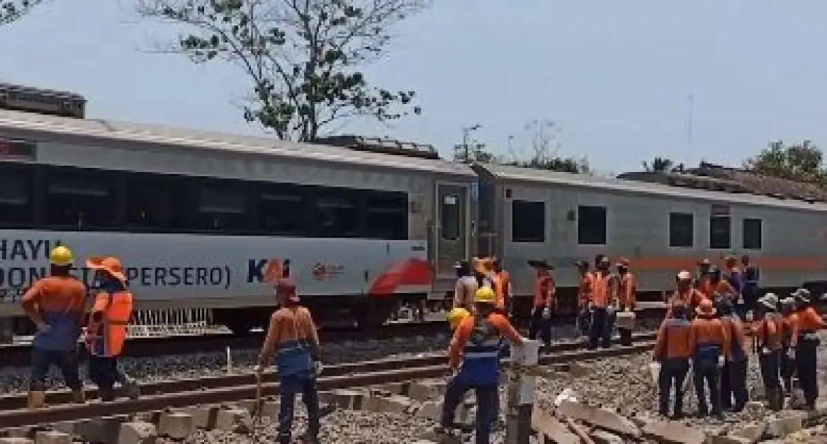 Jalur Sasiun Sentolo - Wates Kini Sudah Bisa Dilalui KA dengan Kecepatan Terbatas (Sumber : rismotor5539 (YouTube))