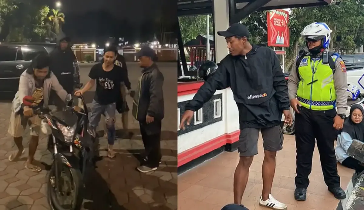 Viral di TikTok, kasus pria diduga mabuk yang tabrak 4 orang di Ungaran justru mangkir dari tanggung jawab sejak akhir September 2023. (Sumber : TIkTok @honeybeyyyyyy)
