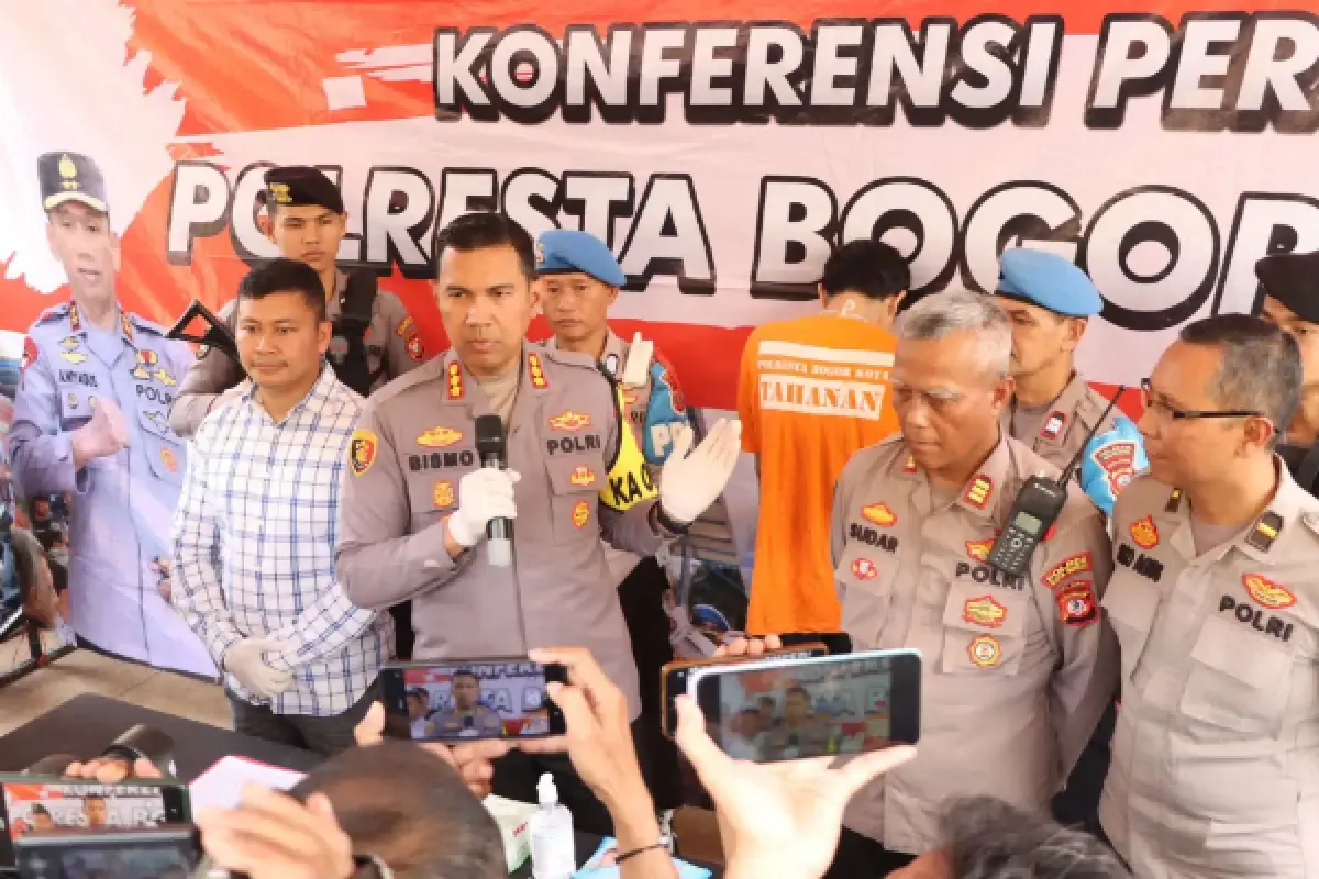 Kronologi lengkap pembunuhan tragis di Bogor: Alung membunuh Fitria karena korban tidak mau berpisah. (Sumber : Polresta Bogor)