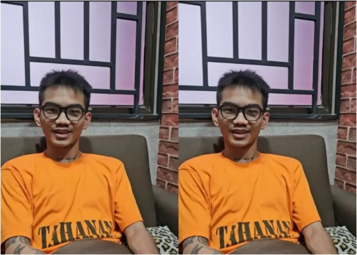 Satria Mahathir saat beri pesan jangan tiru dirinya (Sumber: instagram @sedangrame | Foto: instagram @sedangrame)