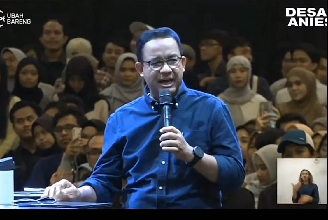 Anies Baswedan jawab soal rumor BUMN dirubah jadi koperasi jika ia terpilih jadi presiden (Sumber: YouTube MetroTV | Foto: Infosemarang.com )