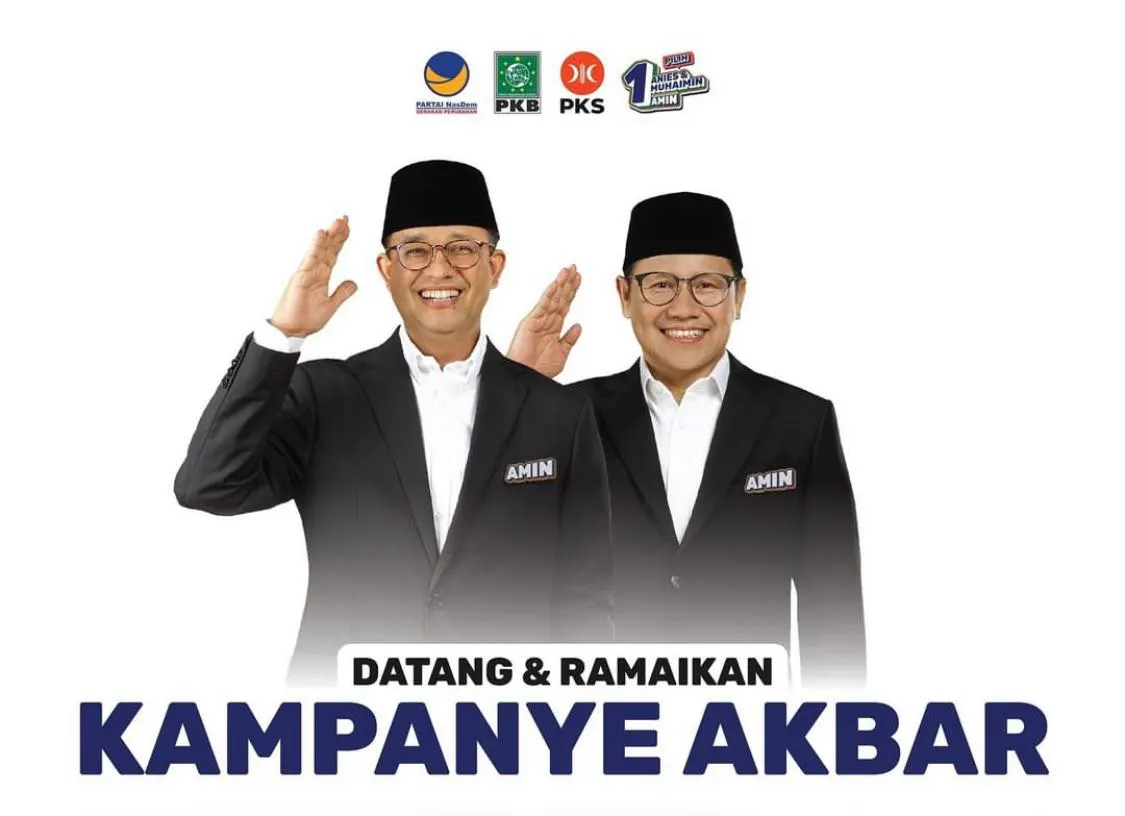 Kampanye Akbar AMIN di JIS (Sumber: Instagram @aniesbaswedan  | Foto: Infosemarang.com )