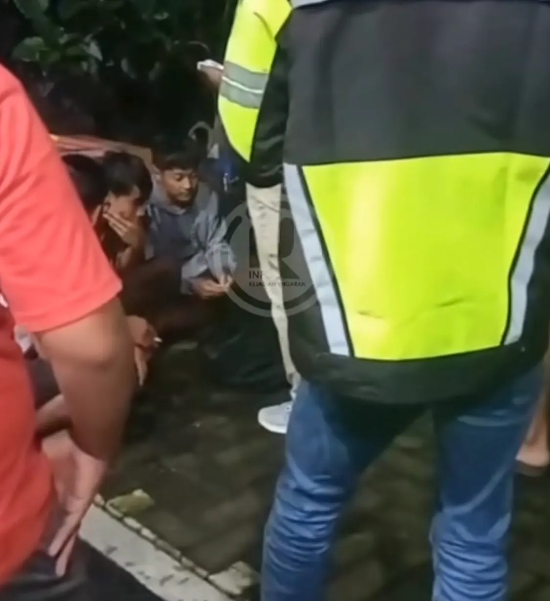 sejumlah remaja tanggung di Ungaran diamankan polisi karena bawa sajam (Sumber: instagram @infokejadianungaran | Foto: infosemarang.com )